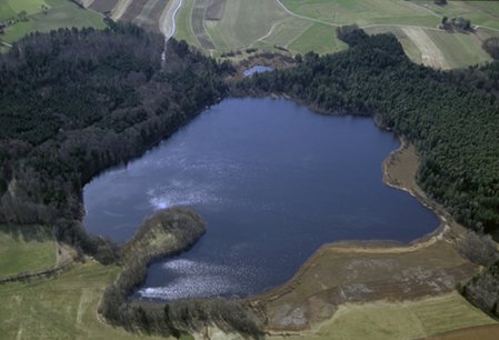 Luftbild des Schreckensees.